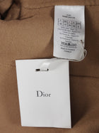 Christian Dior Camel Beige Double Faced Wool Long Coat - 44