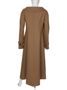 Christian Dior Camel Beige Double Faced Wool Long Coat - 44