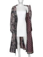 Christian Dior Pink Multi Floral Oblique Lined Trench - F40