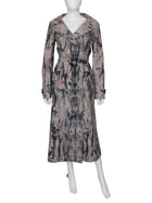 Christian Dior Pink Multi Floral Oblique Lined Trench - F40