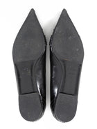 Dior Black Vintage Pointed Flats - 39