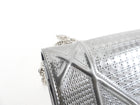 Dior Silver Microcannage Diorama Wallet on Chain