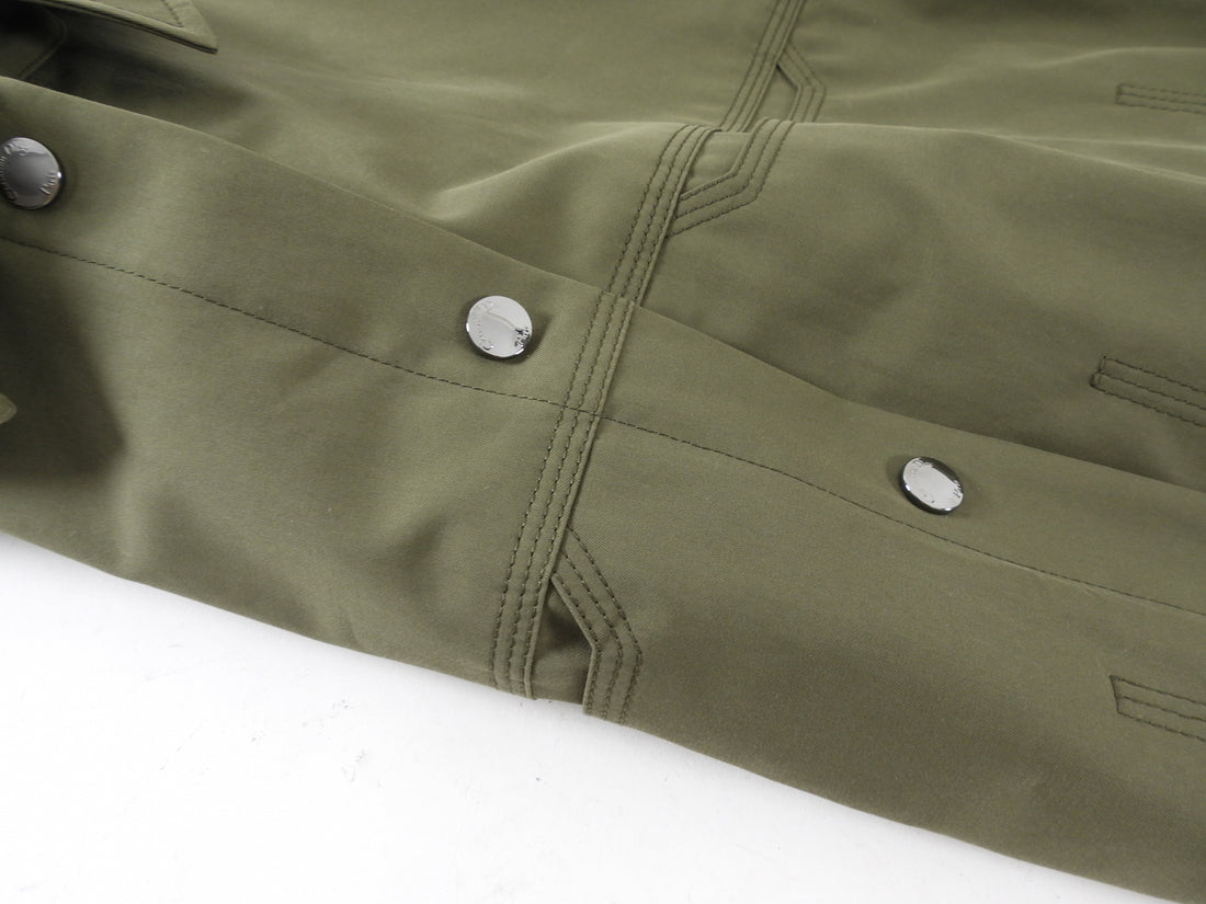Christian Dior Army Green Short Sleeve Snap Shirt - L (8/10)