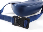 Dior Dark Blue Galaxy Calfskin Oblique World Tour Saddle Belt Bag