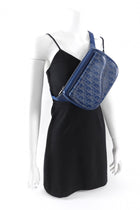 Dior Dark Blue Galaxy Calfskin Oblique World Tour Saddle Belt Bag