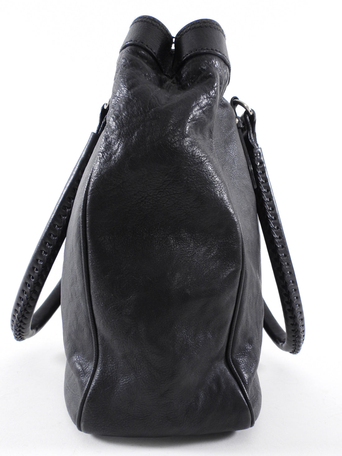 Christian Dior Vintage 2007 Black Leather My Dior Tote Bag