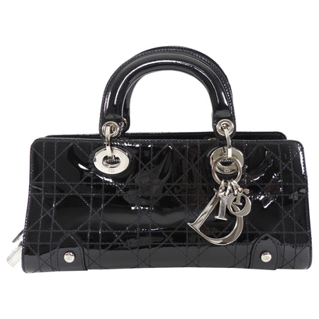 Christian Dior Vintage 2005 D-Joy Lady Dior Patent Mini Bag