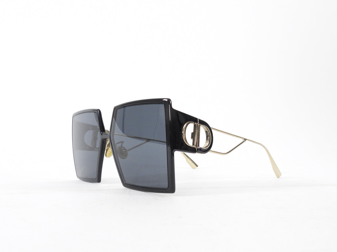 Dior Black Square Oversized 30 Montaigne Sunglasses
