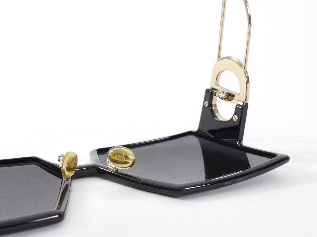 Dior Black Square Oversized 30 Montaigne Sunglasses