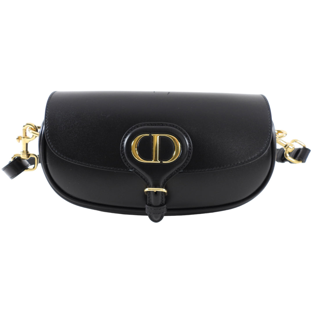 Dior Black Box Calfskin East West Bobby Bag