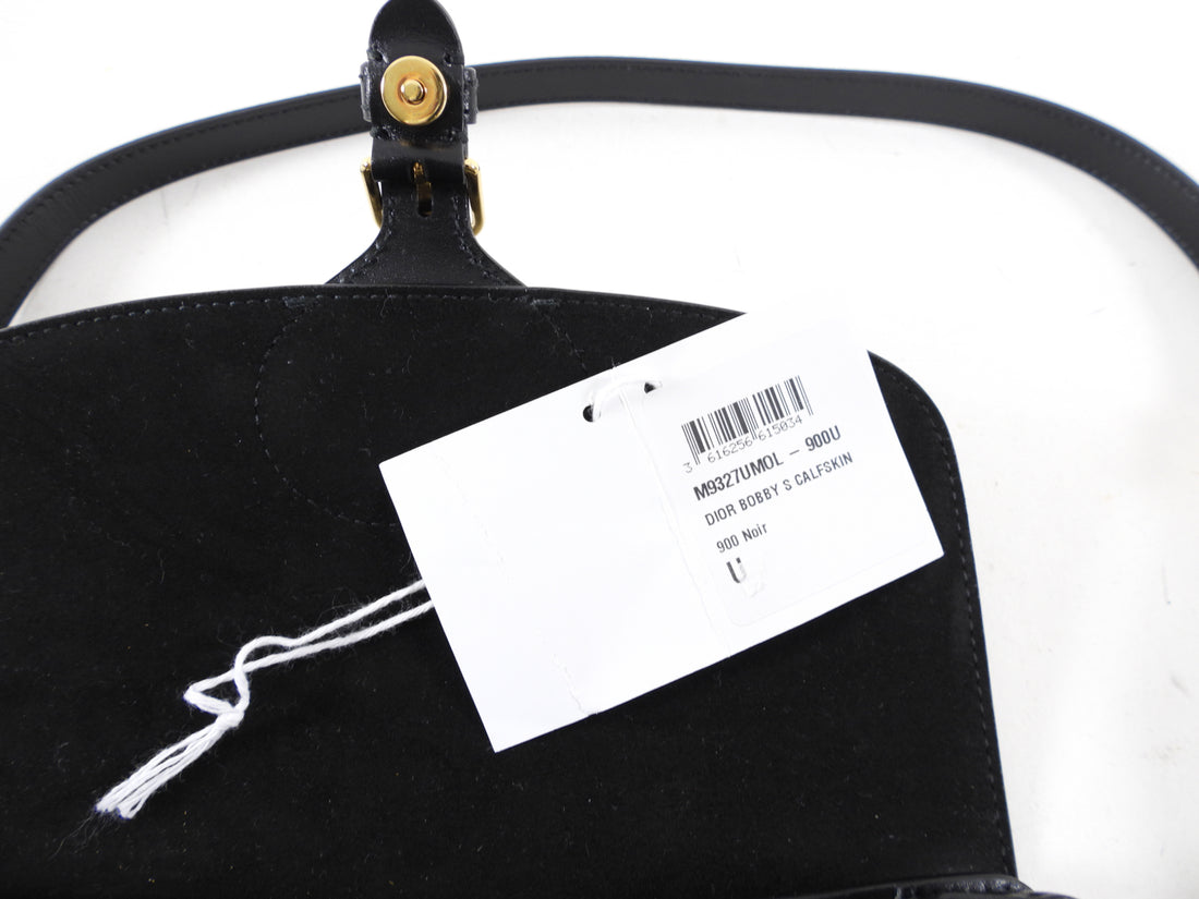 Dior Black Box Calfskin East West Bobby Bag