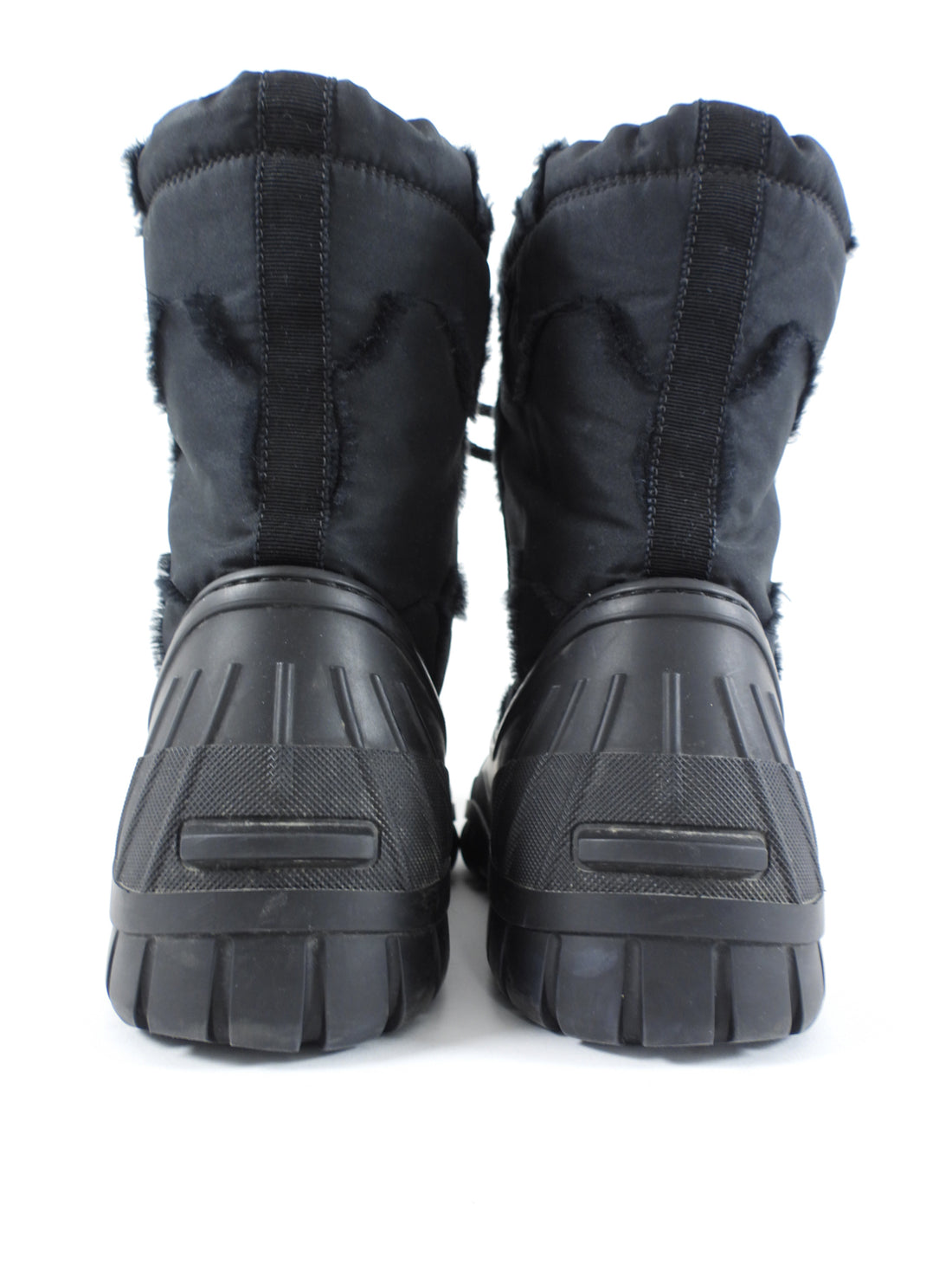 Christian Dior Dventure Camo Nylon Rubber Lace Up Boots - 37