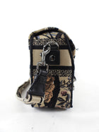 Dior Diorcamp Beige Floral Embroidered Logo Crossbody Messenger Bag