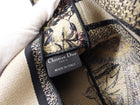 Dior Diorcamp Beige Floral Embroidered Logo Crossbody Messenger Bag