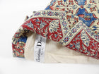 Christian Dior Red and Blue Printed Canvas Fringe Jacket - FR36 / 4 / XS