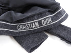 Christian Dior 30 Montagne Grey Felt Wool Fitted Blazer Jacket with Logo Interior - FR40 / 8 / M