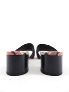 Christian Dior Red Floral Dway Heeled Slide - 37