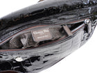 Christian Dior by John Galliano Vintage 2007 Patent Embossed Gaucho Bag