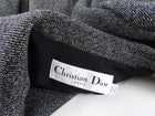 Christian Dior Grey Wool Fitted Blazer Jacket - FR40 / 8 / M