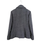 Christian Dior Grey Wool Fitted Blazer Jacket - FR40 / 8 / M