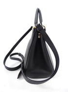 Christian Dior Black Mini Diorissimo Leather Two-Way Bag