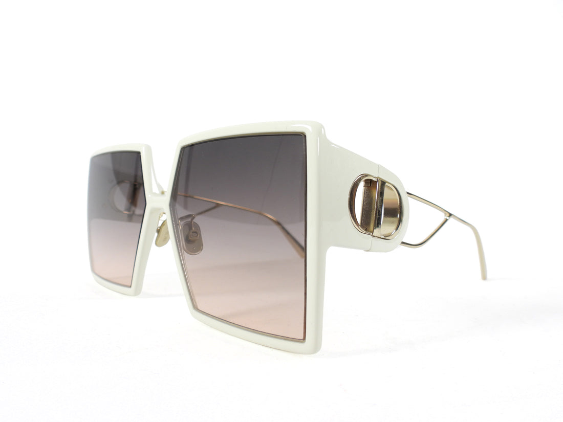 Dior Ivory Square Oversized 30 Montaigne Sunglasses