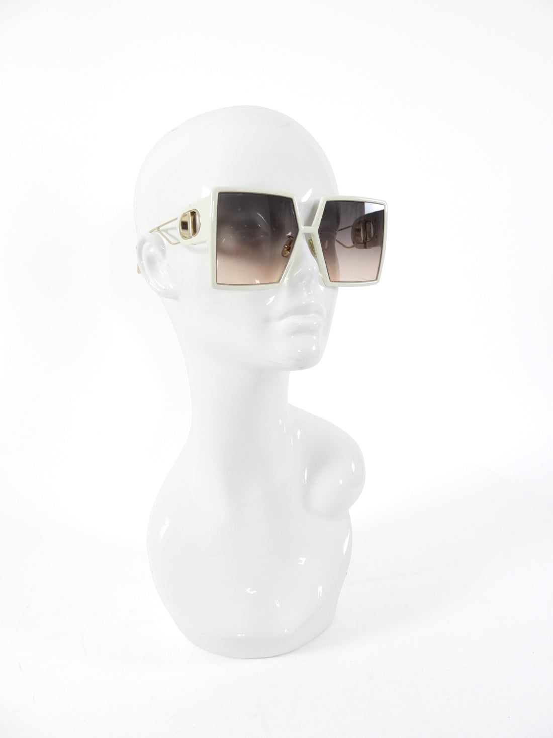 Dior Ivory Square Oversized 30 Montaigne Sunglasses