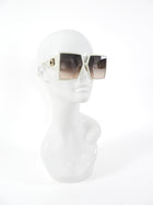 Dior Ivory Square Oversized 30 Montaigne Sunglasses