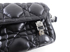 Christian Dior Black Leather Cannage Diorcamp Messenger Crossbody Bag