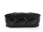 Christian Dior Black Leather Cannage Diorcamp Messenger Crossbody Bag