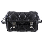 Christian Dior Black Leather Cannage Diorcamp Messenger Crossbody Bag