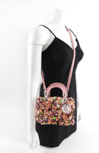 Dior Mini Lady Dior Quartz Pink Sequin Embellished Limited Edition Bag