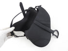 Dior All Black Ultramatte Leather Mini Saddle Bag