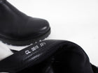 Christian Dior Black Stretch Nappa CD Quilted Moto Boots - 34.5