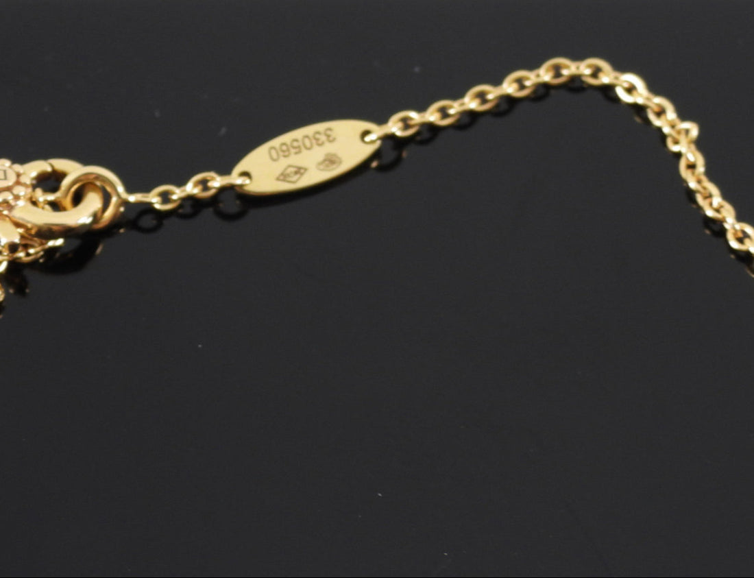 Christian Dior 18k Rose Gold Rose Des Vents Diamond Necklace