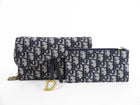 Dior Monogram Oblique Saddle Crossbody Wallet on Chain Bag