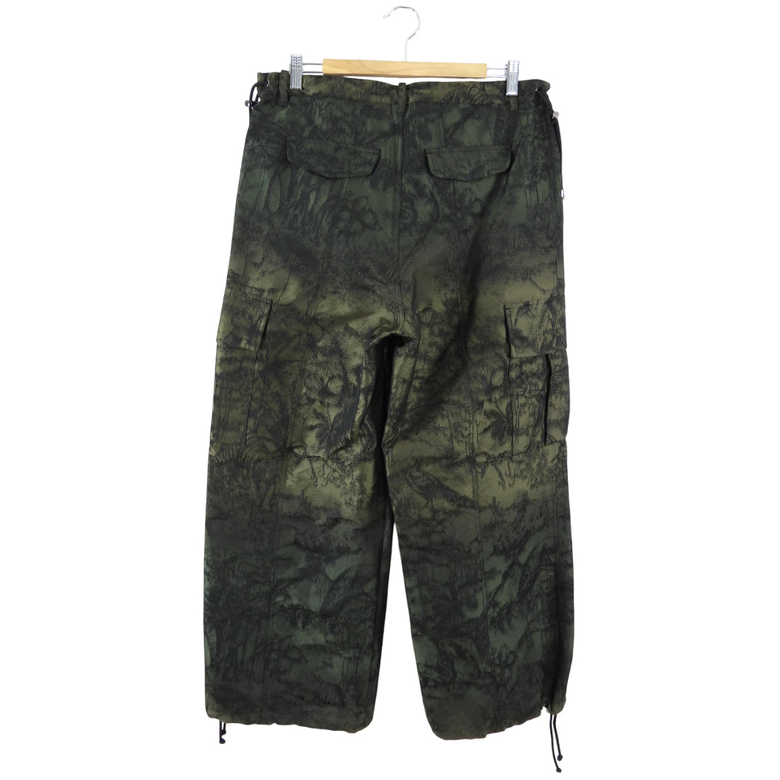 Christian Dior Dark Green Ombre Jacquard Safari Cargo Pant - M/L