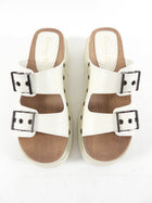 Christian Dior Diorquake Ivory Leather Clog Sandals - 37