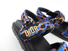 Dior Dioract Multi Colour Pattern Sandals - 39.5