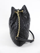 Christian Dior Large Ammi Suple Macrocannage Drawstring Bag