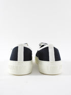 Dior Walkndior Black and White Logo Low Top Sneakers - 35.5