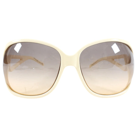 Dior Madrague Oversized Ivory Acetate Sunglasses