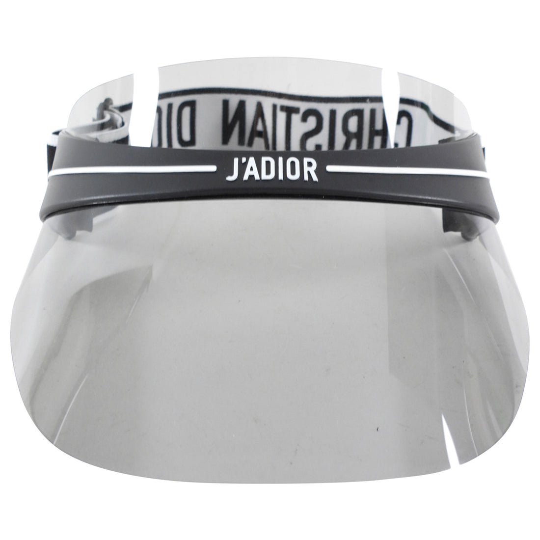 Dior J'Adior Club1 Black Logo Band Acrylic Visor
