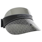 Christian Dior Black and Grey Mirrored Oblique Club Visor
