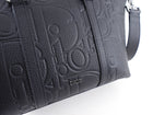 Christian Dior Black Gravity Leather Weekender 25 Bag