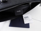 Christian Dior Black Gravity Leather Weekender 25 Bag