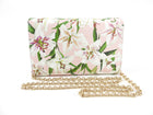 Dolce & Gabbana Pink Floral Lilium Wallet on Chain Bag