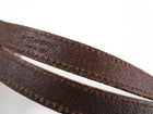 Dolce & Gabbana Vintage Brown Leather Logo Belt - 32-33