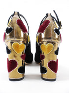 Dolce & Gabbana L'amore e Bellezza Velvet Heart Pumps - 37.5