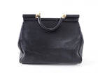 Dolce Gabbana Miss Sicily Black Large Bag